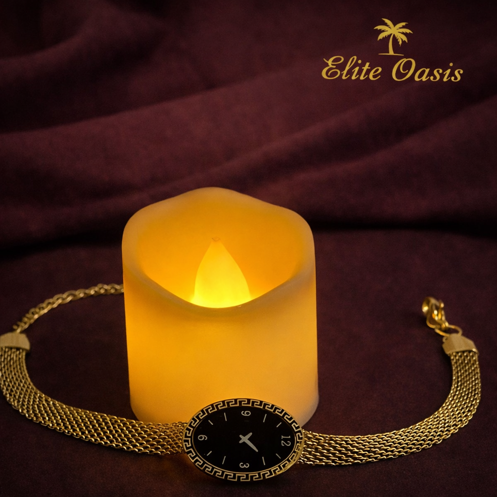 Imperial Black Dial Luxe Bracelet – Stainless Steel