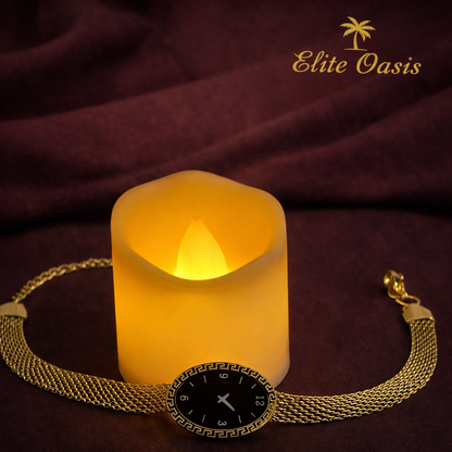 Imperial Black Dial Luxe Bracelet – Stainless Steel
