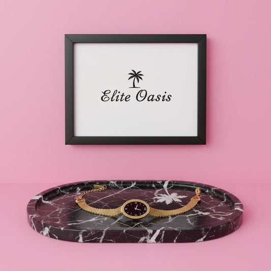 Imperial Black Dial Luxe Bracelet – Stainless Steel